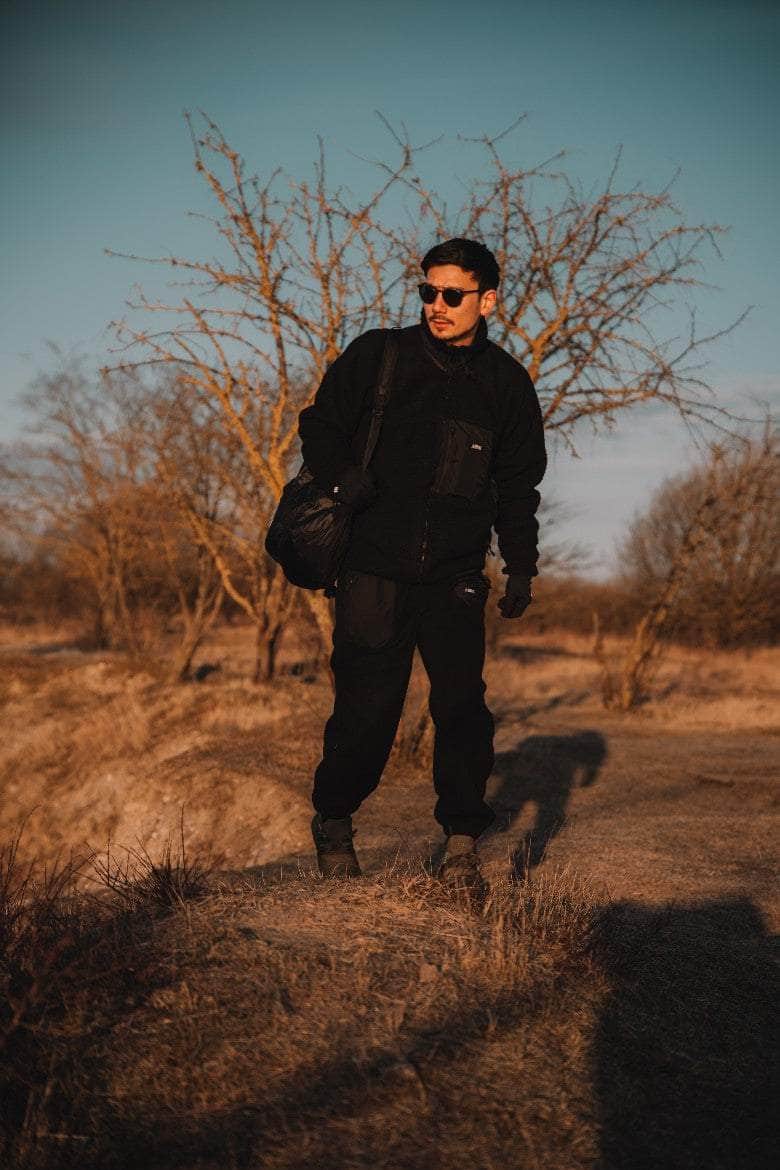 ARKK Apparel ARKK Box Logo Polar Sweatpants | Black Sweatpants